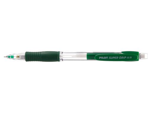 Lapiseira pilot super grip verde 0,5 mm pega de borracha , Pilot , 150277 , 4902505160974